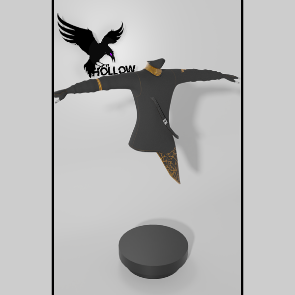Veil - Shirt, Gloves and Mask - 3D Asset