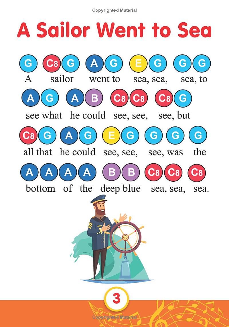 Libro Di Spartiti Facili - 58 Canzoni Per Boomwhackers E Campane - Foto 13