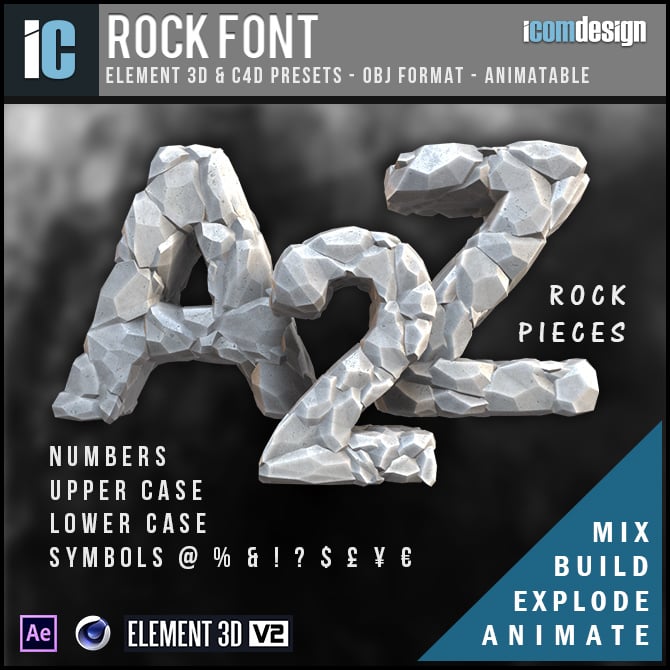 Rock Font Pack