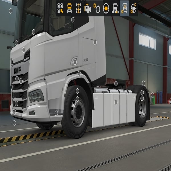 [sideskirt tuning part] DAF XD Dutch sideskirts by WC007 D3SIGN
