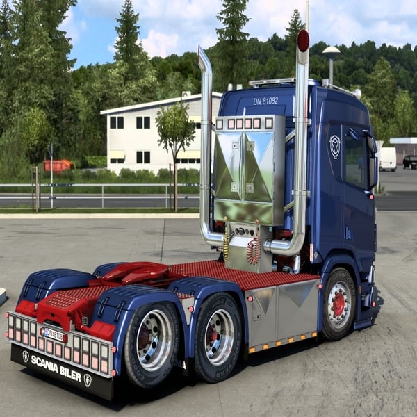 ![Truck mod]! Scania NG V8 Steffen Baakind Special truck by WC007 D3SIGN