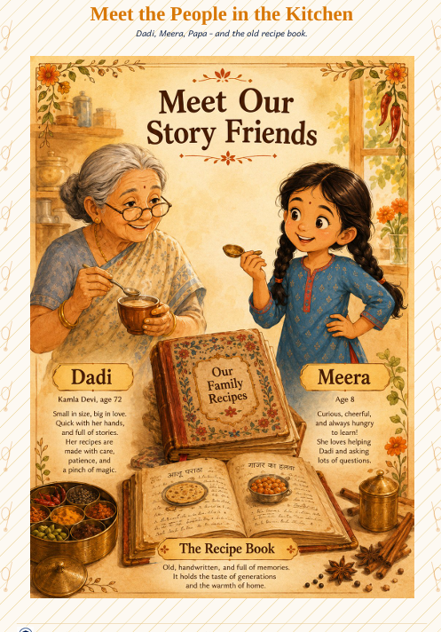 Dadi’s Recipe Book — 8 Family Recipes, Stories & Kitchen Memories for Kids preview image 7