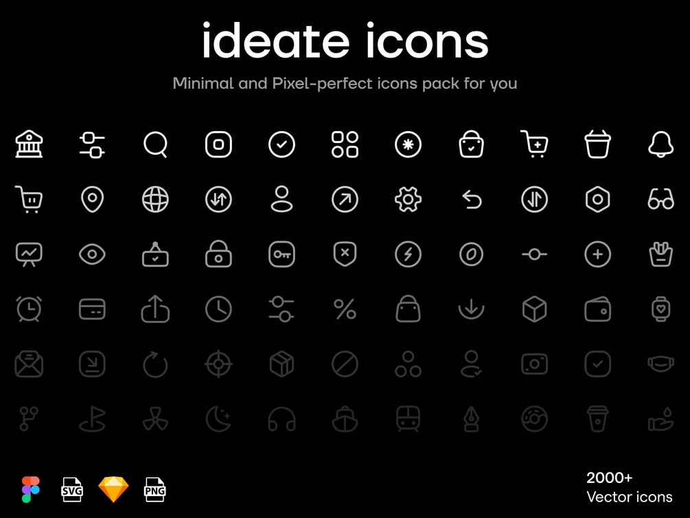 ideate icons - minimal icon pack