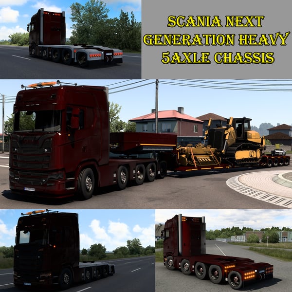 Custom 5axle Heavy Scania Next Generation Chassis by V. Mourtos Design