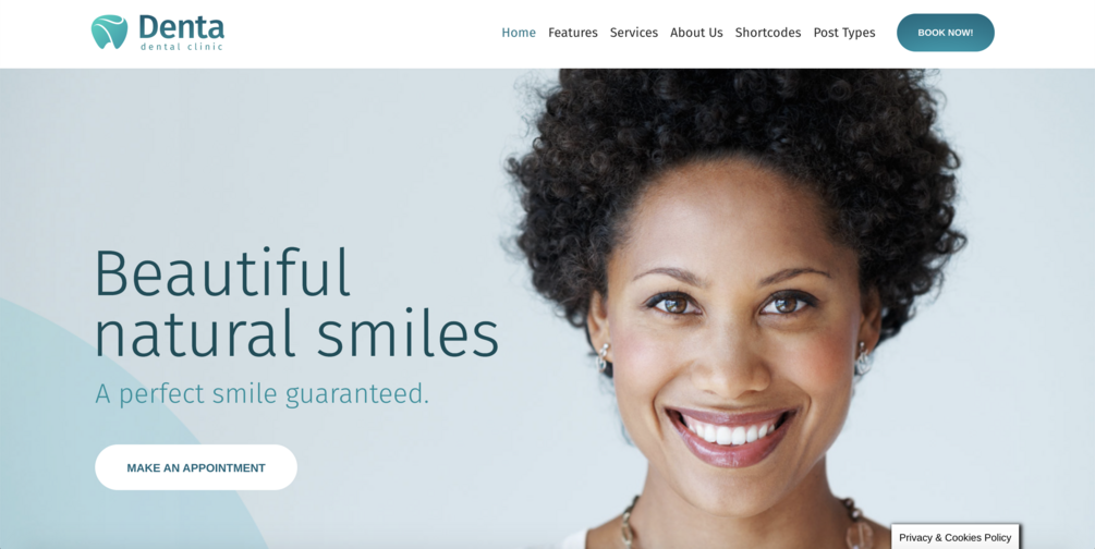 High converting dental clinic wp theme