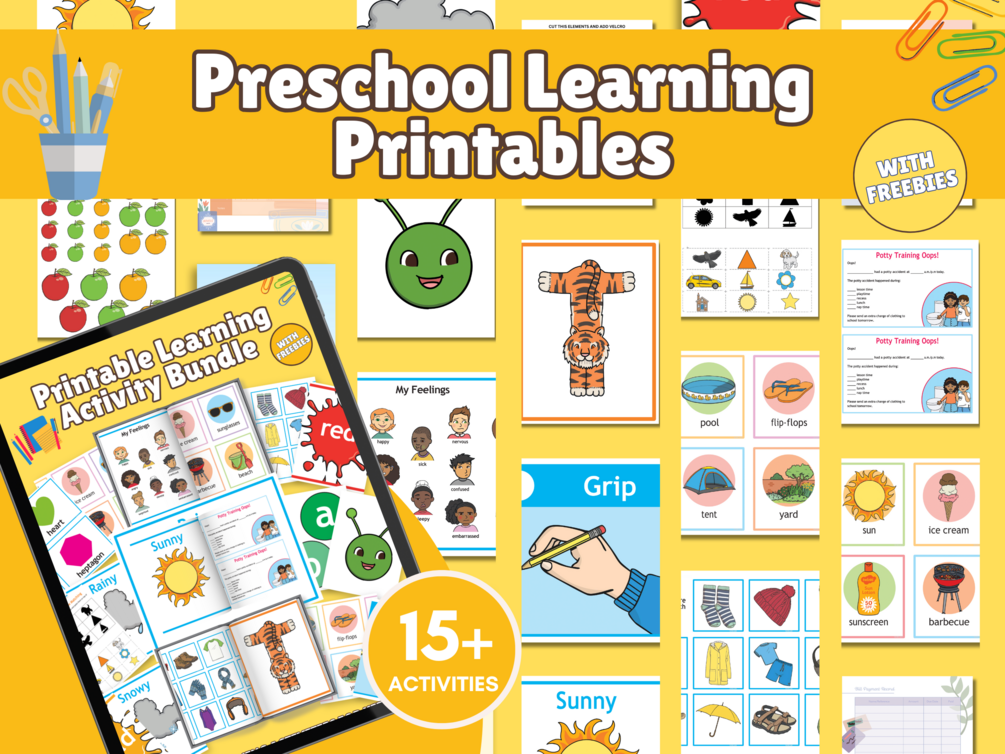 Printable Learning Activity Bundle (Color & Sort Edition)