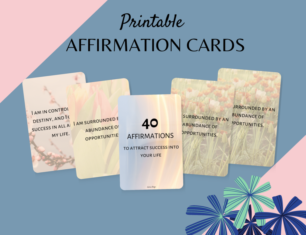 40 AFIRMATION CARDS TO ATTRACT SUCCESS INTO YOUR LIFE