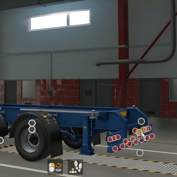 [rear bumper tuning part] SCS ownable container Trailer rear bumper addons by WC007 D3SIGN