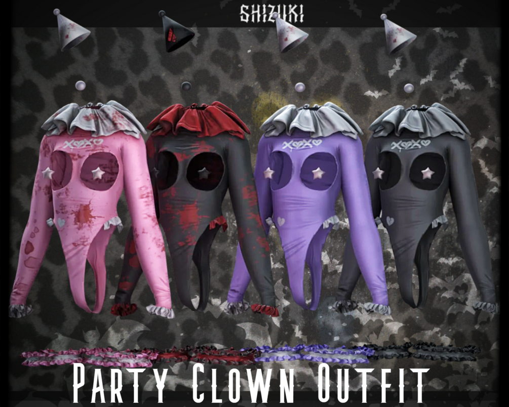 Party Clown Outfit | 3D Asset | Personal/Commercial License