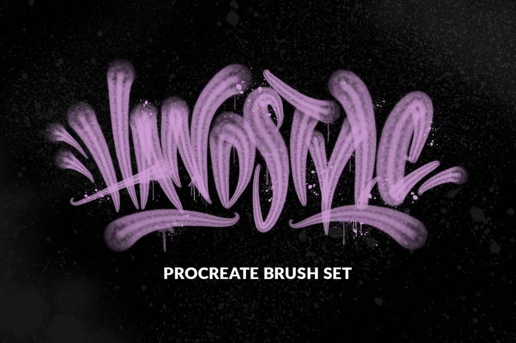 Handstyle Graffiti Procreate Brush Set by Jake Rainis