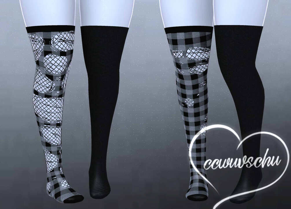 cc's flat foot sock pack (40+ textures)