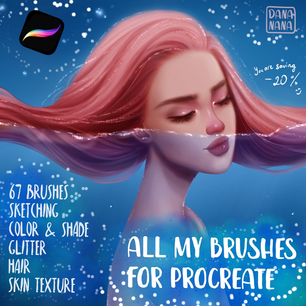 All my brushes for Procreate by dana_i_nana