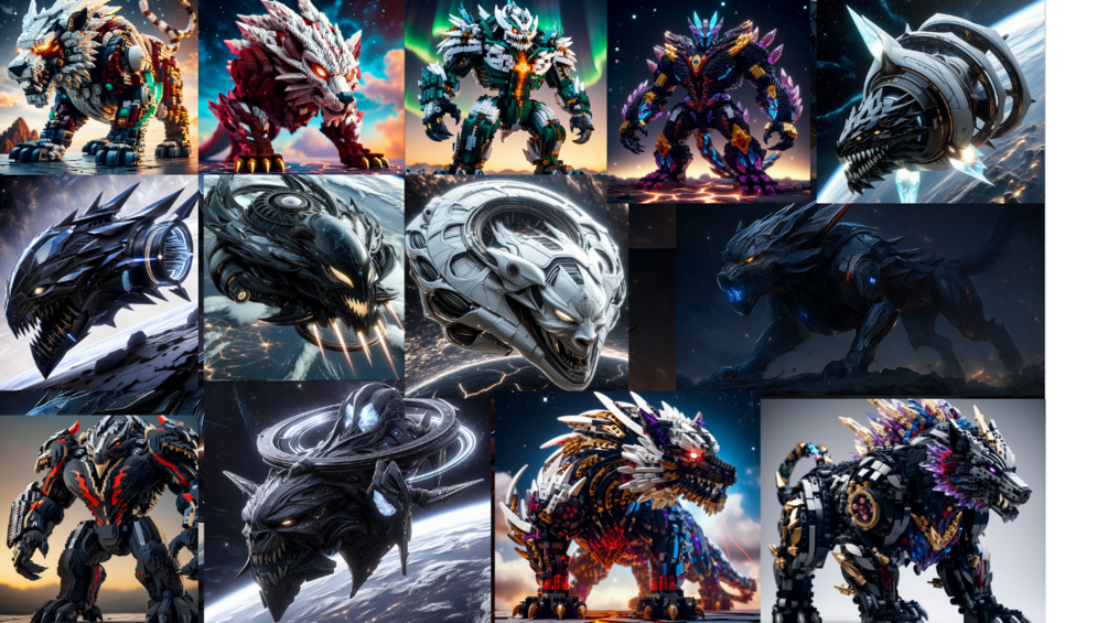 MACHINE LEGIONS: Galactic Wars of Survival – Unique PNG Art Collection ...