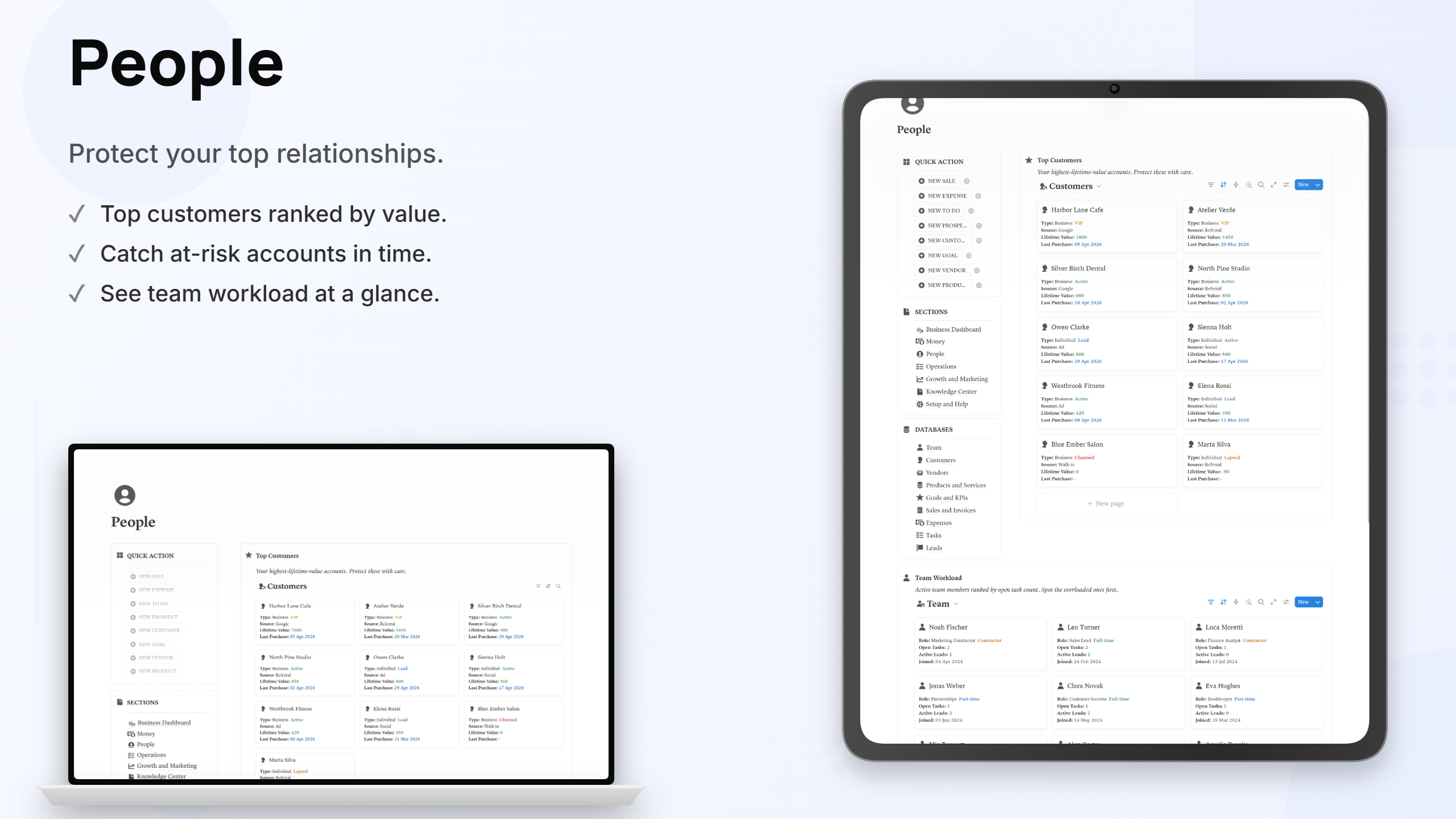 Small Business Notion Template | All-in-One CRM, Sales, Expense & Dashboard System - view 5