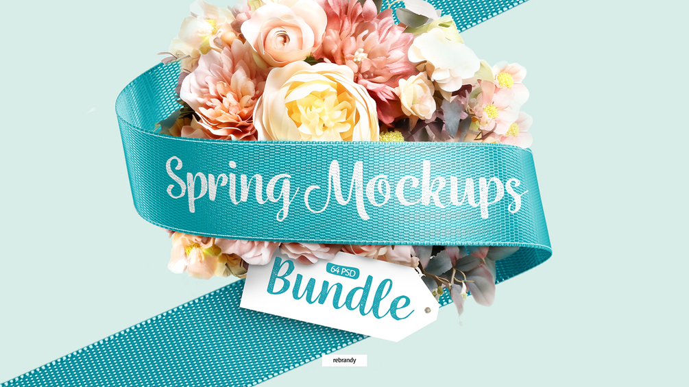 Spring mockups bundle