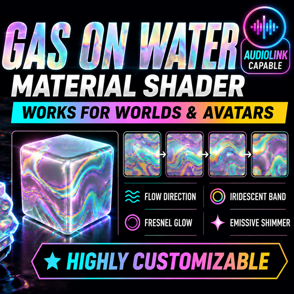 VRChat Gas on Water Effect Material | Avatar & Worlds preview