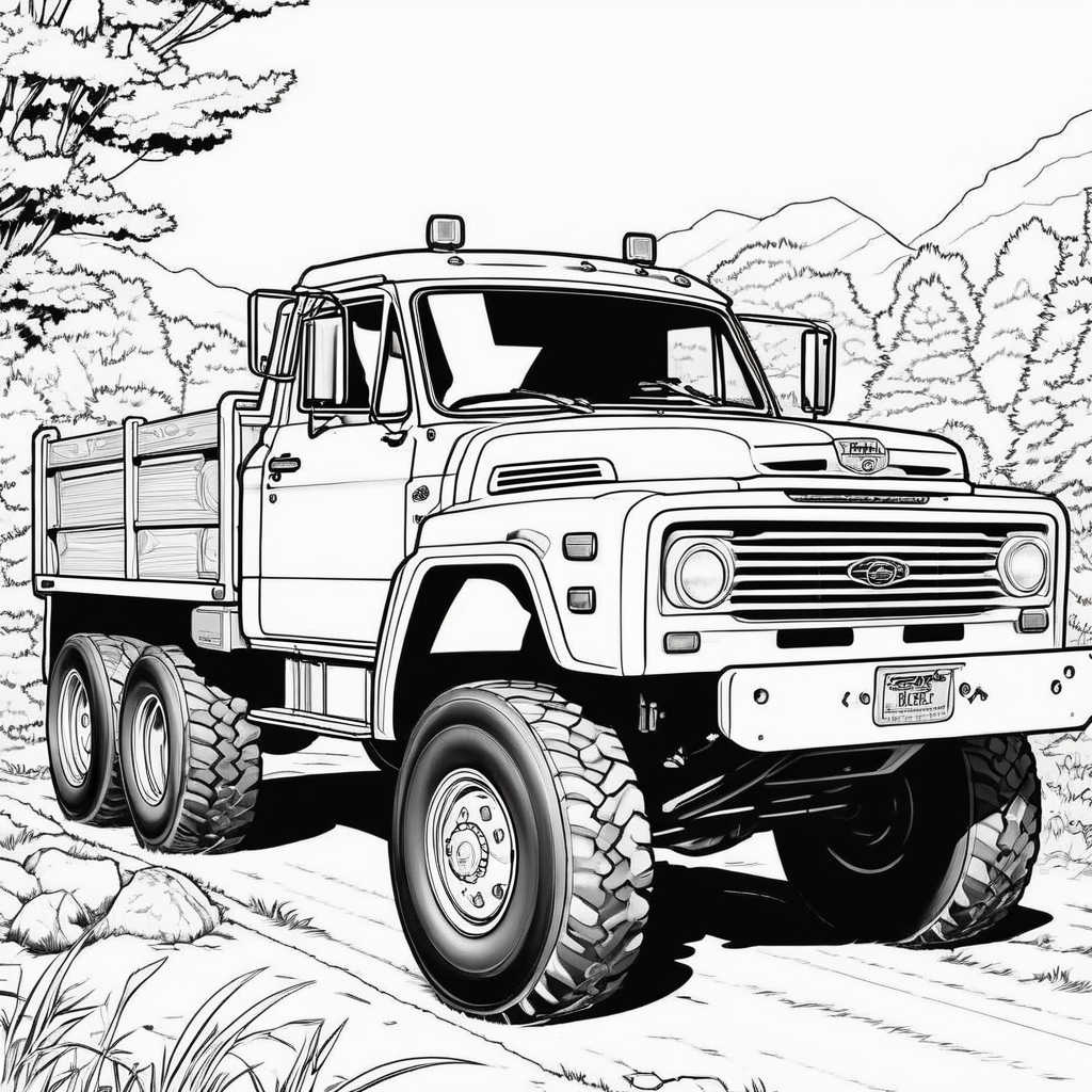 Coloring book for children 110 trucks part 1 june 2024 