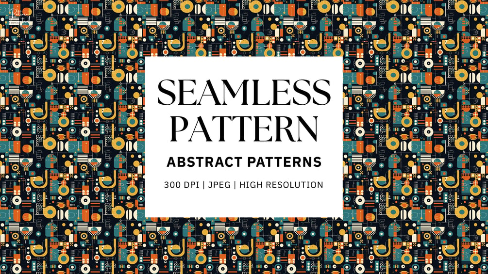 Abstract Seamless Pattern | Repeatable pattern for print and DIY Projects