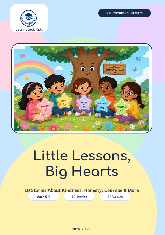 Little Lessons, Big Hearts – 10 Moral Stories for Kids | LearnStack Kids preview image 2