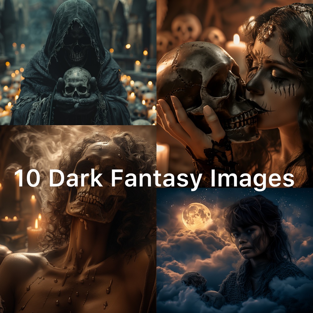 10 Dark Fantasy Images (Gothic Mood Pack)