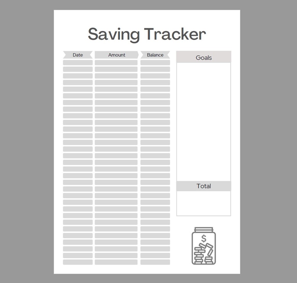 Saving Tracker