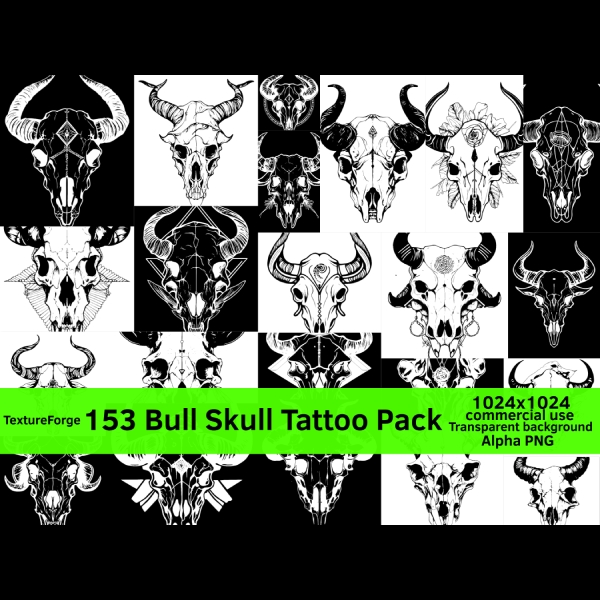 Bull Skull Tattoo
