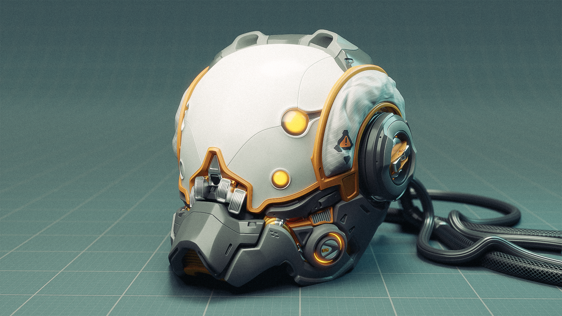 Modeling a Scifi Helmet in Blender