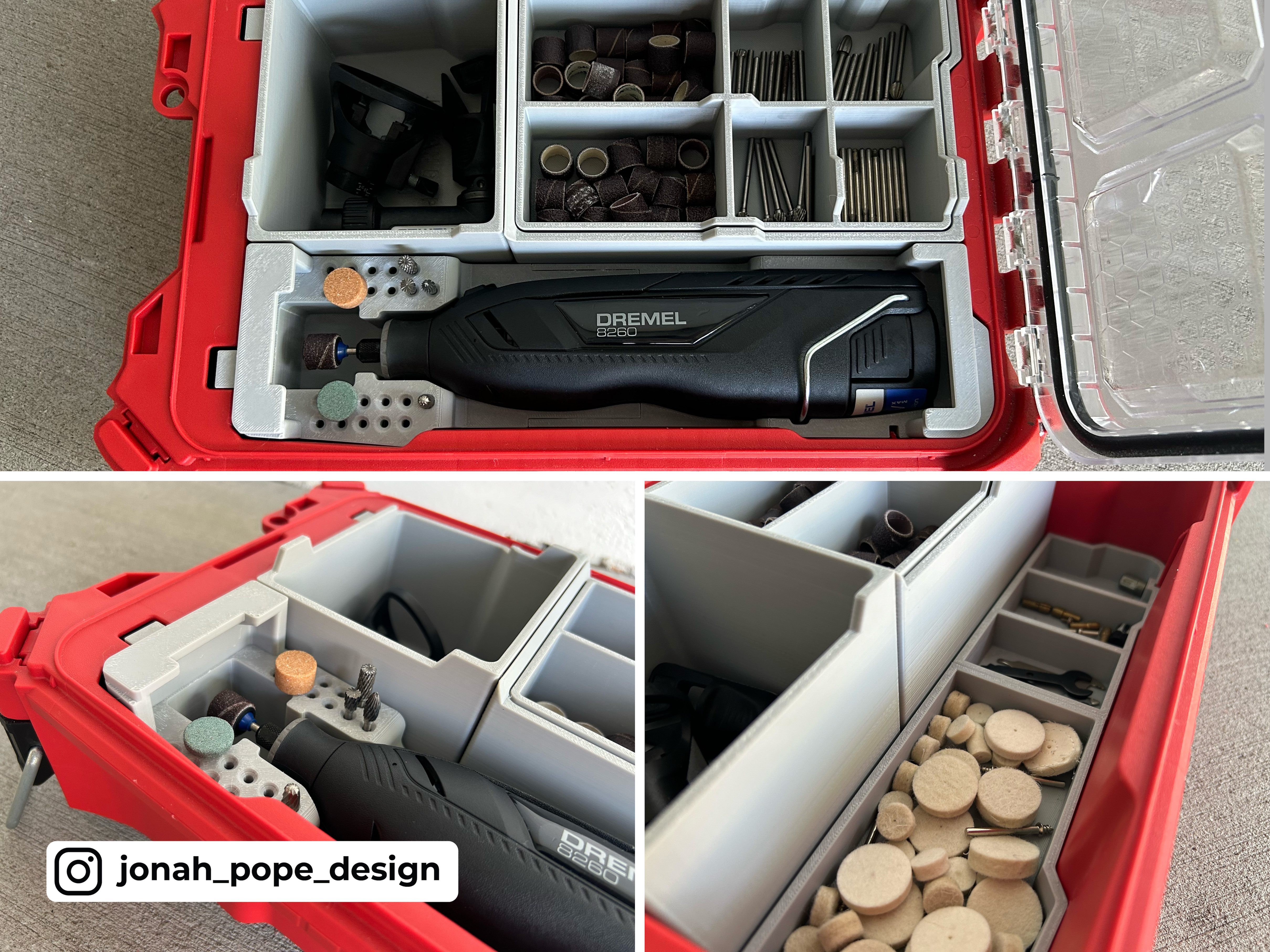 Packout Dremel 8260 & 8250 (DIGITAL 3D PRINT FILE ONLY)