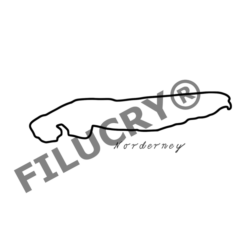 Norderney outline svg png jpg pdf