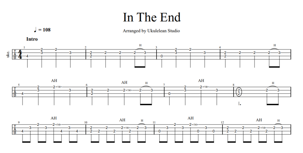 Chord: End Game - tab, song lyric, sheet, guitar, ukulele