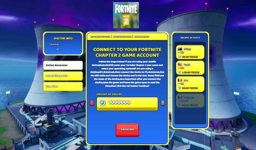 Fortnite Chapter 2 Cheats and Hack How to get free v bucks