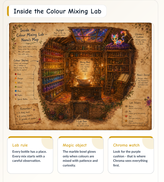 Rohan and the Colour Mixing Lab — A Magical Colour Science Story for Kids preview image 11