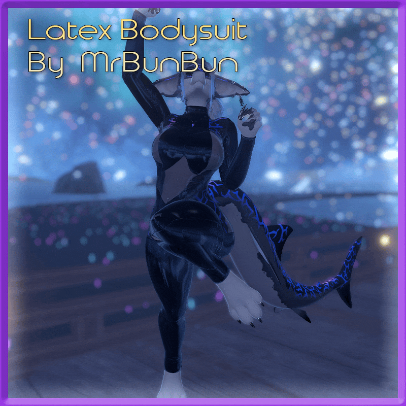 Latex Bodysuit For Multiple Bases