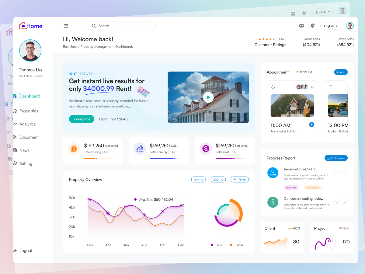 Property Management Dashboard
