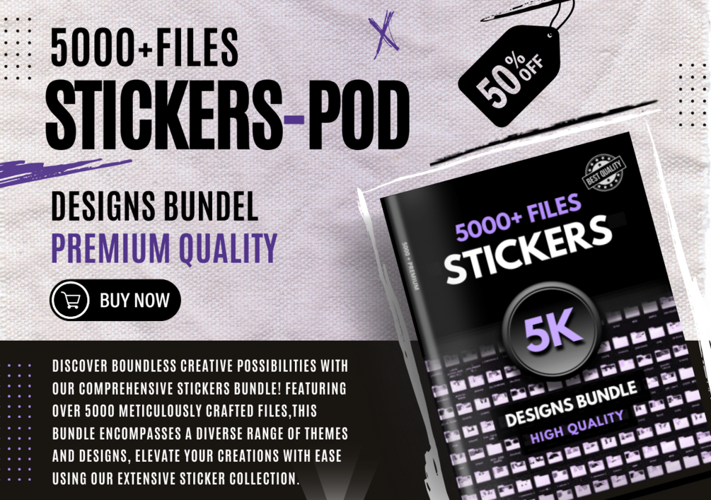 5000+ Files - Stickers Bundle