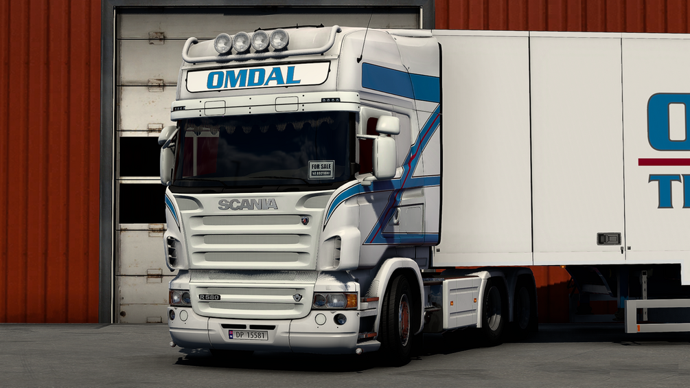 Scania RJL 5s Omdal Transport Combo Skin by ETS2 Hedmark Truckstyling