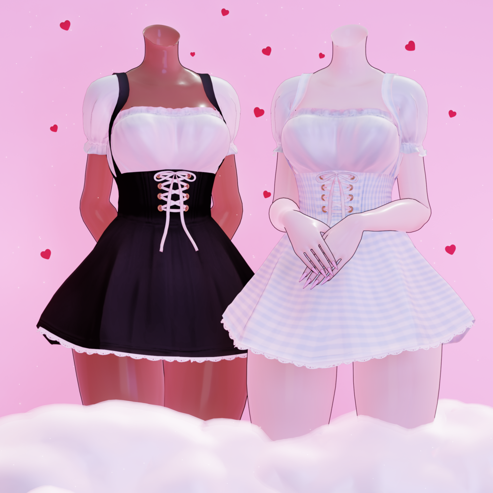 Kisses Dress - VRChat Asset