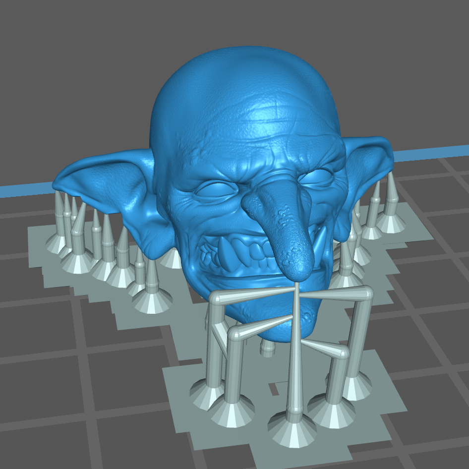 Mythic Legions Unreleased Goblin Head Sculpt G'Naszh