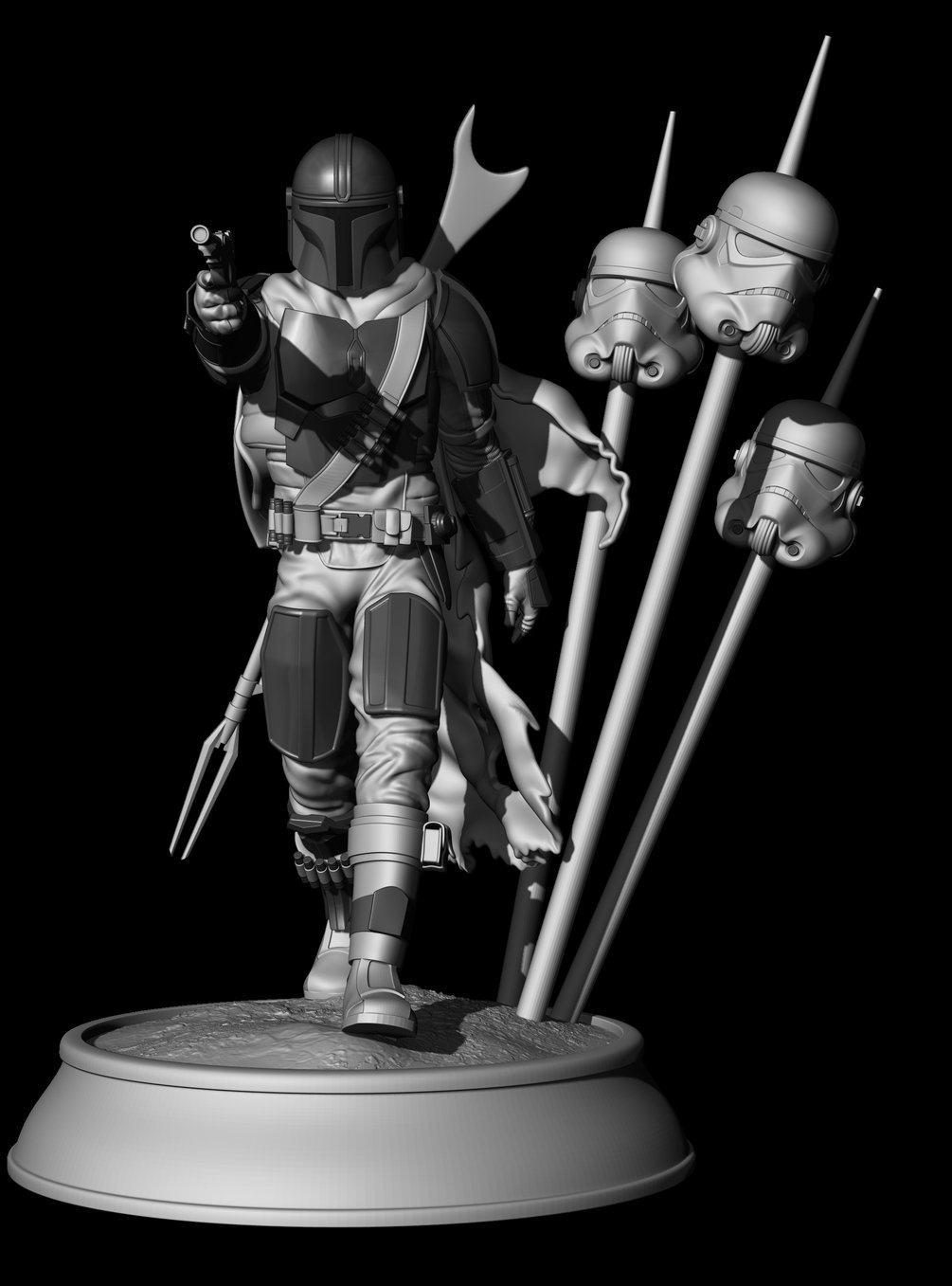 The Mandalorian - STL files for 3D Printing