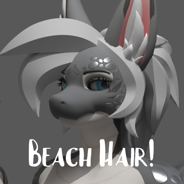 : ̗̀➛ [ Asset ] Beach Ponytail by Lycheee