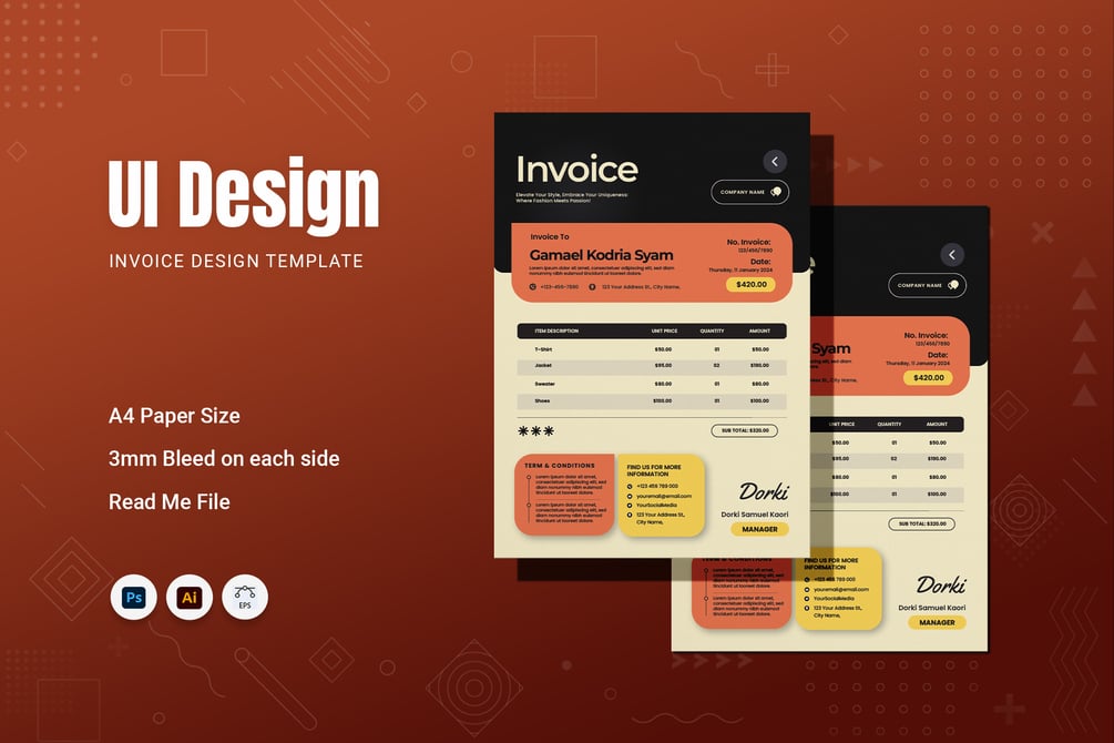 Ui Design Invoice