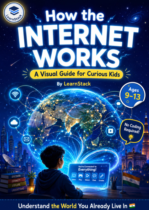 How the Internet Works — A Visual Guide for Curious Kids Ages 9–13 preview image 1
