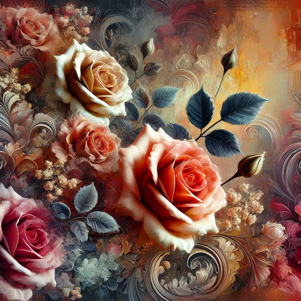 Blooming Elegance: A Modern Twist on Timeless Roses 🌺