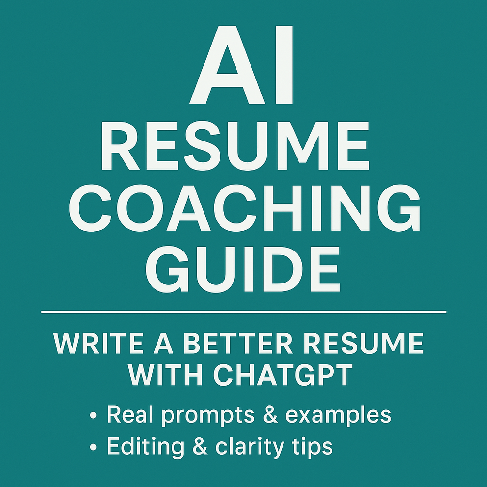 AI Resume Coaching Guide Write A Better Resume With ChatGPT