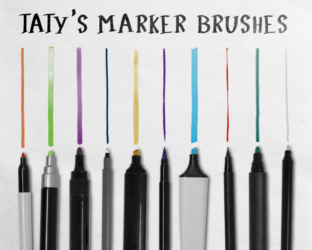 Taty's Marker Brushes by Tatyworks