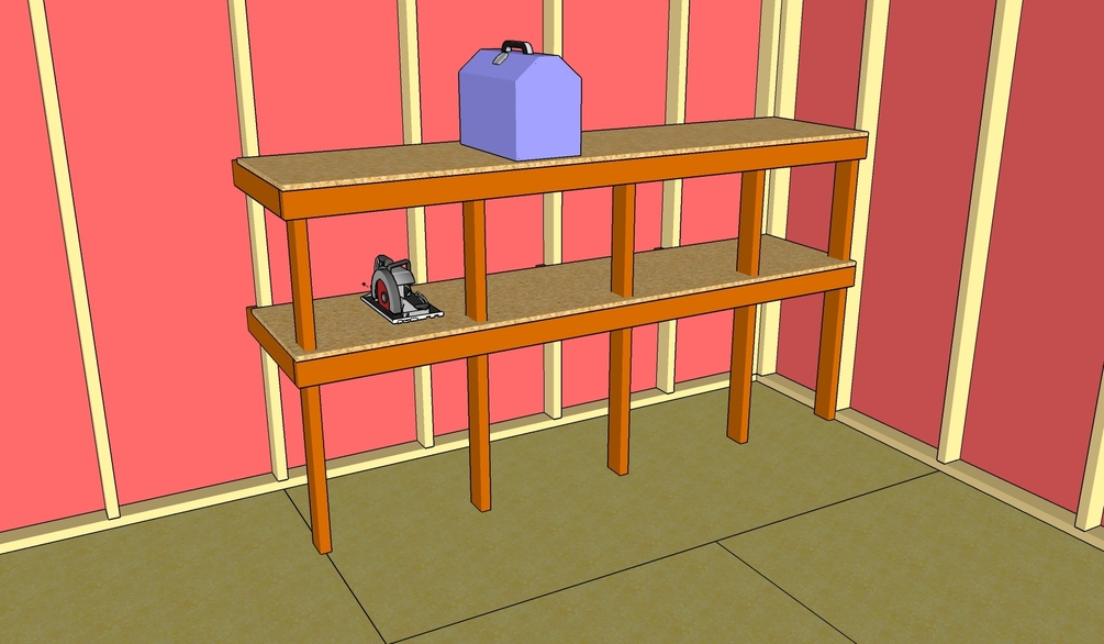Shed Shelves Plans