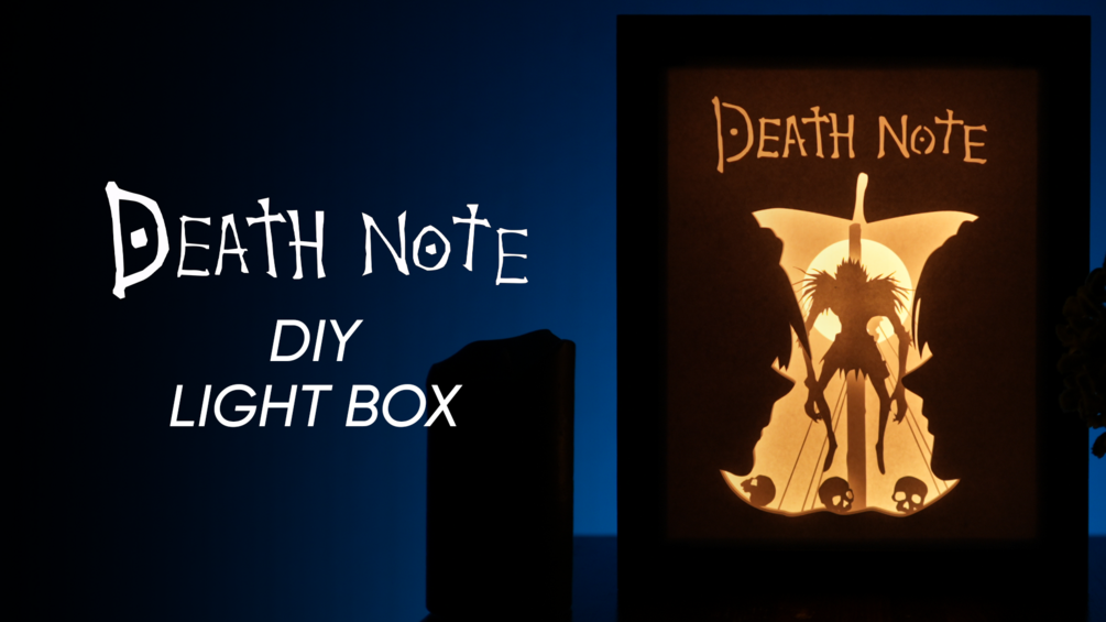 Death Note DIY Light Box Templates (PDF) + Video Tutorial