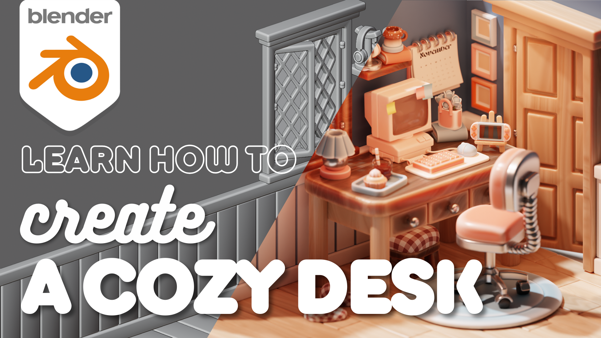 Learn how to CREATE a COZY DESK