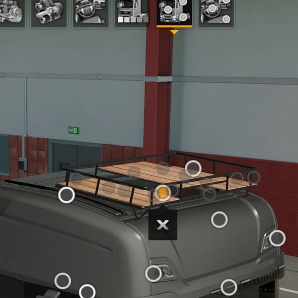 *[rack tuning part] Scania NG roof rack with wood decor V2 by WC007 D3SIGN