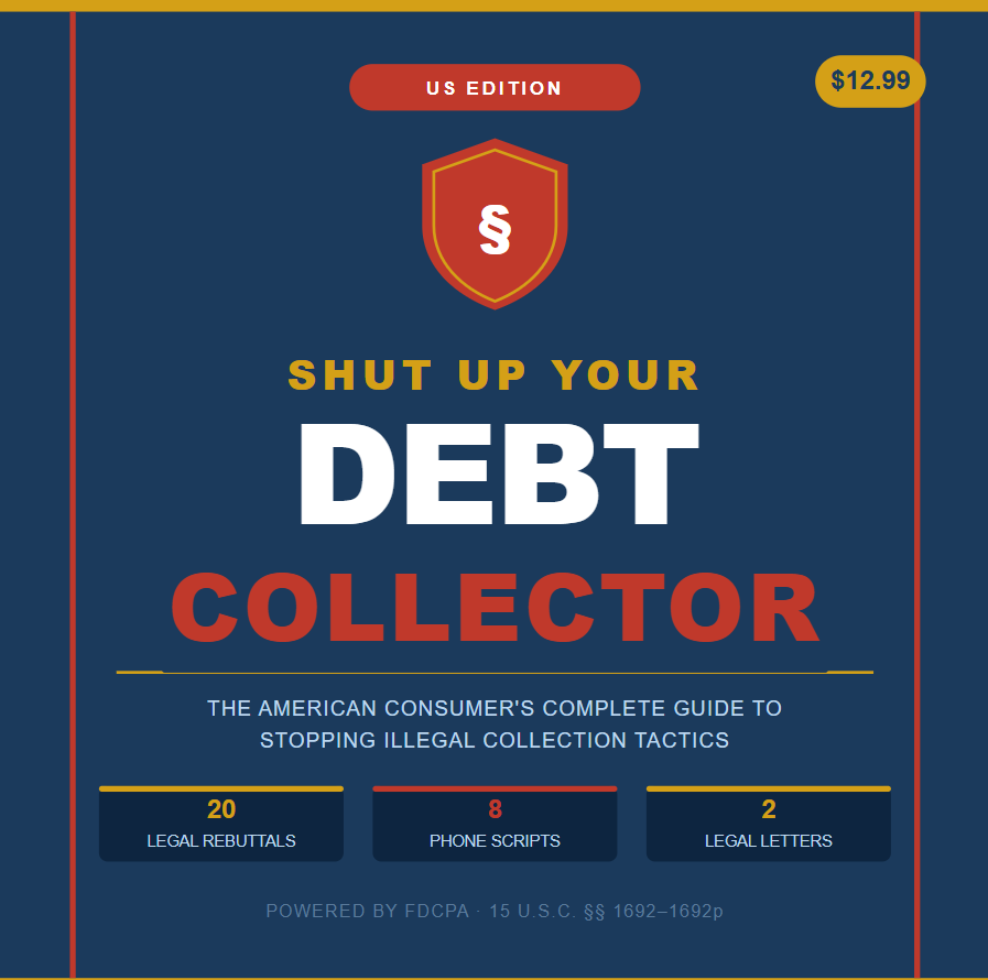 Shut Up Your Debt Collector — US Edition Legal Guide